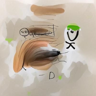 AI Interpretation of 'Drawception' Prompt