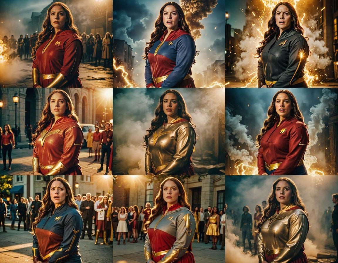 Mary Marvel Cinematic Film Still