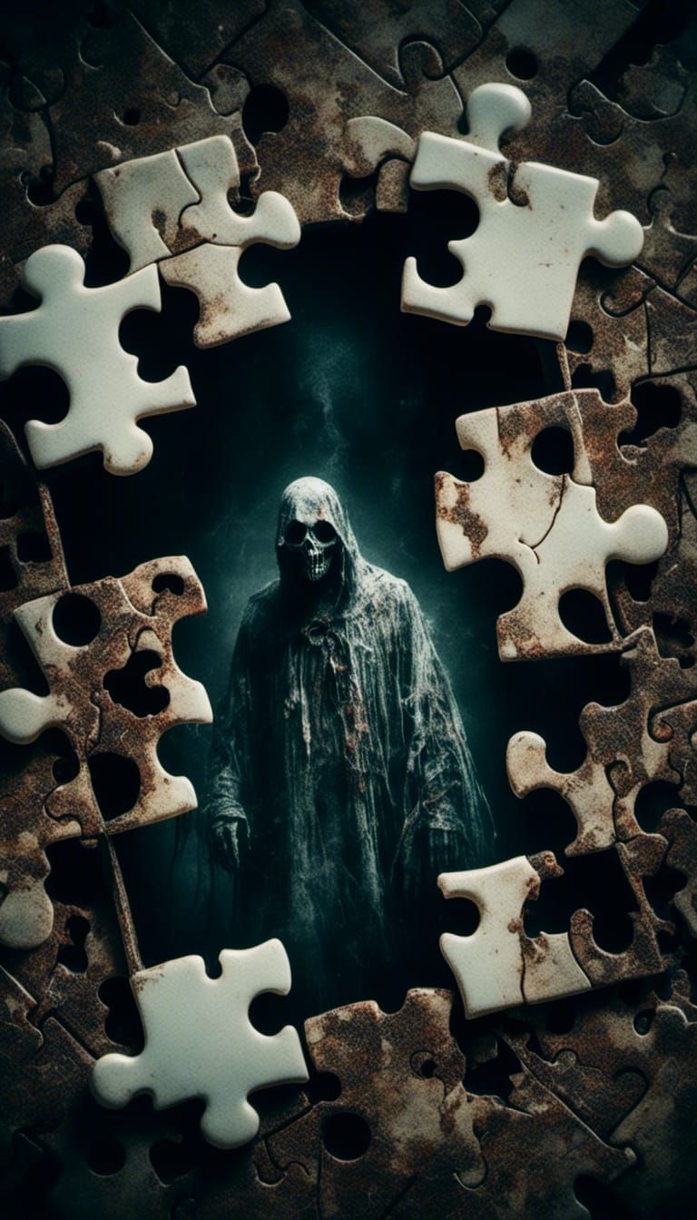 Ethereal Ghost Emerges from Macabre Puzzle