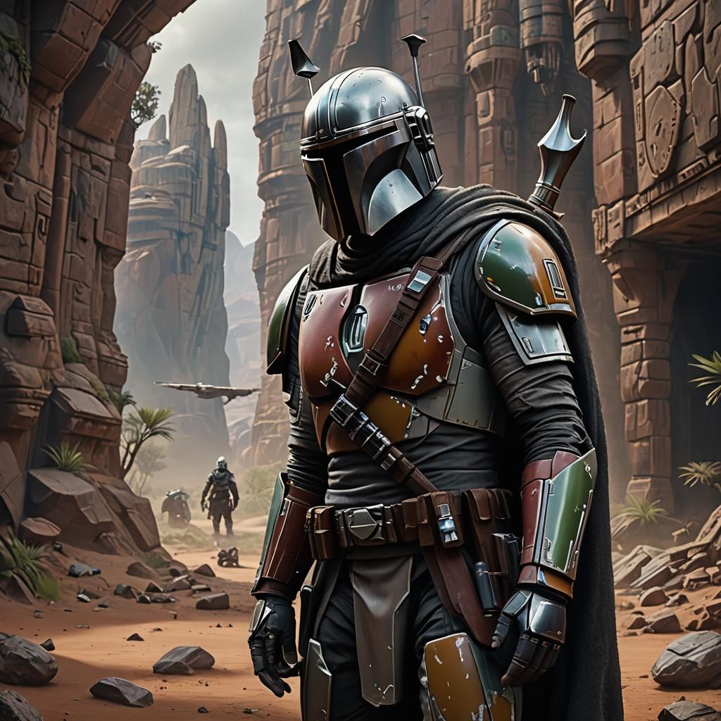 The Mandalorian and Grogu: Detailed Matte Painting