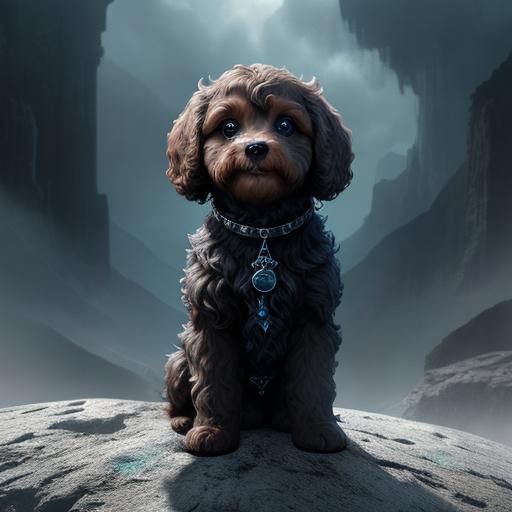 Cinematic Avatar of a Cavapoo Puppy
