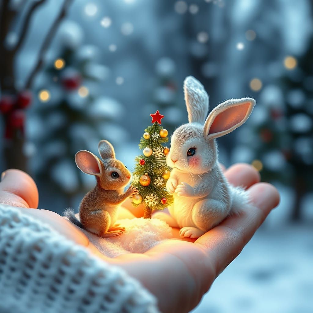 Whimsical Winter Wonderland in Miniature