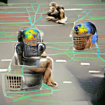 AI Generated Image from a Blank Prompt
