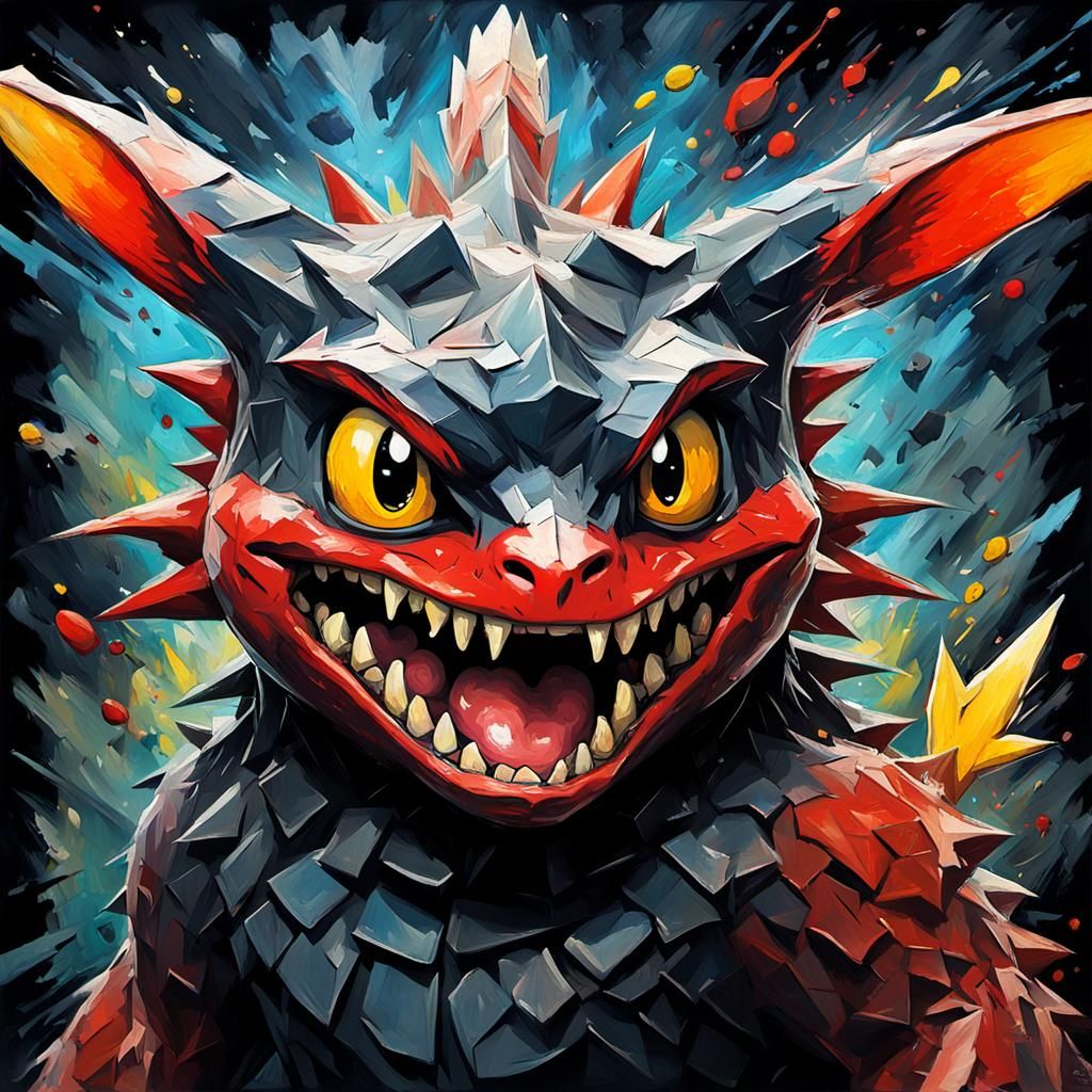 Disturbing Pokémon Art in Modigliani Style