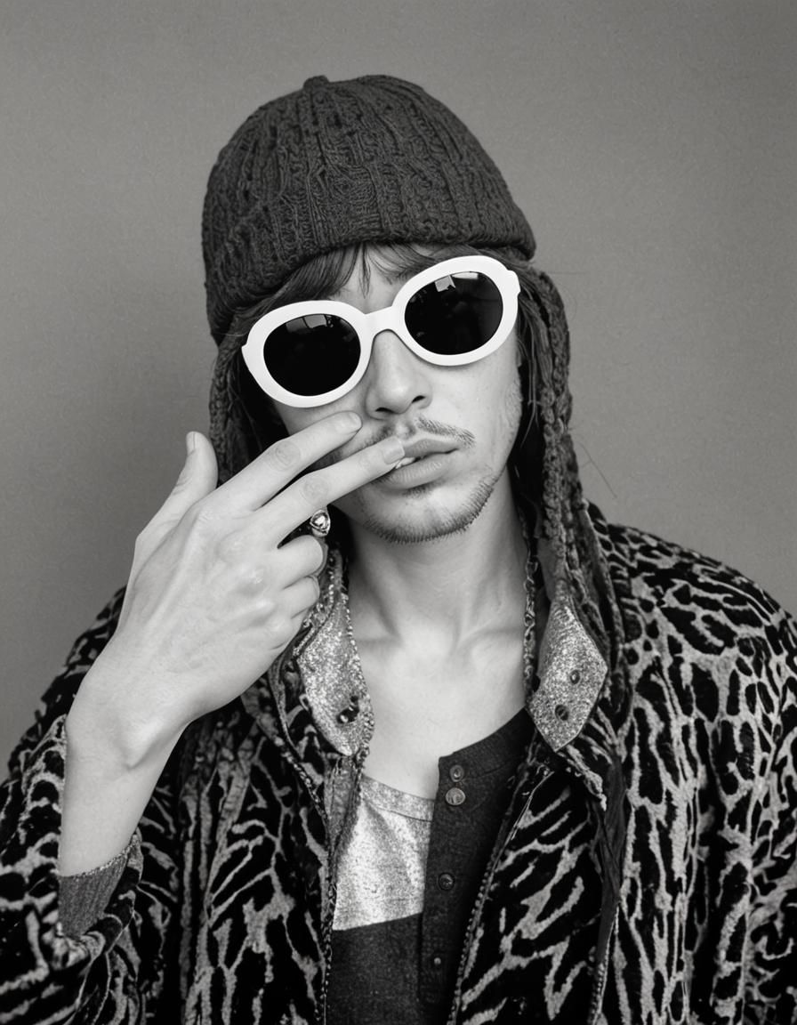 Monochromatic Hyperdetailed Image with Shallow Depth of Fiel...