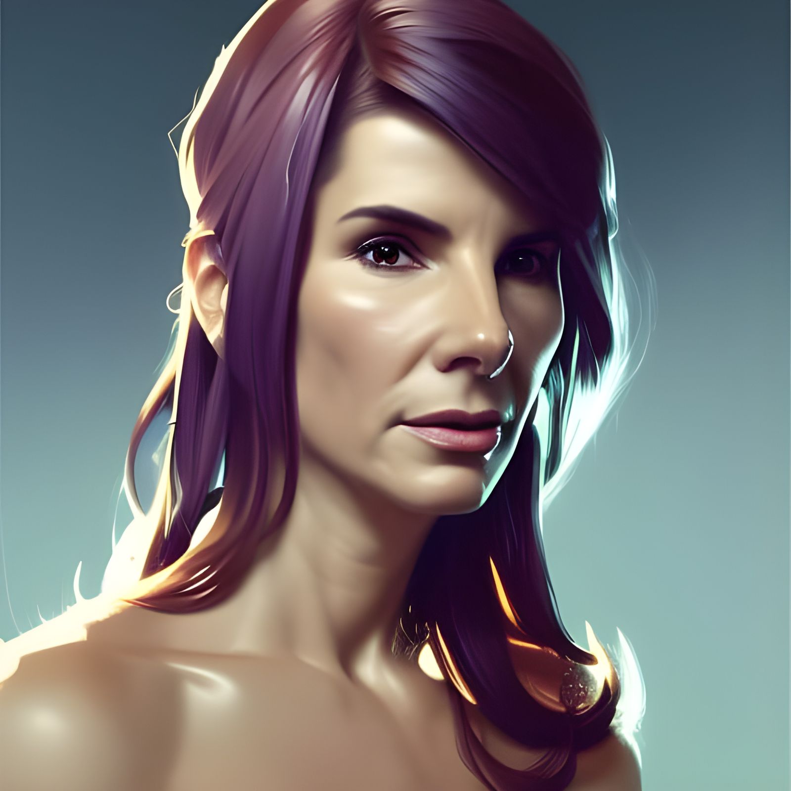 Hyperdetailed Portrait with Dynamic Lighting