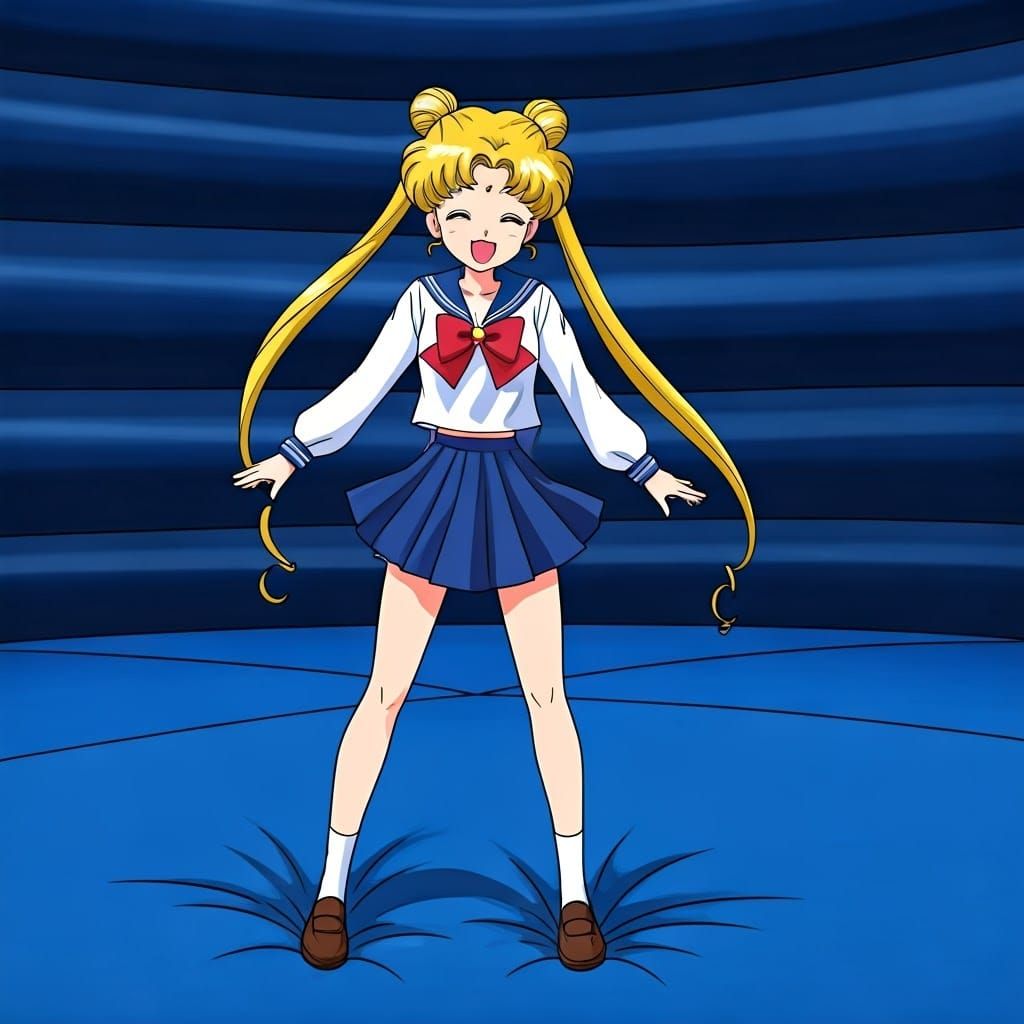 Sailor Moon-Inspired Bouncy Castle Fun with Usagi Tsukino