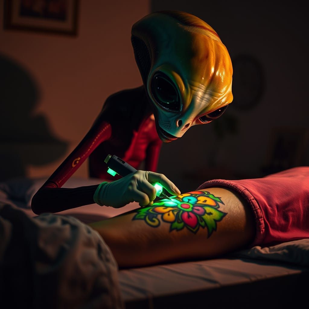 Alien Tattoo Artist: Vivid Portrait