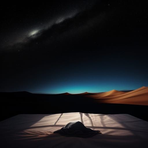 Desert Dream Journey Under Early Stars