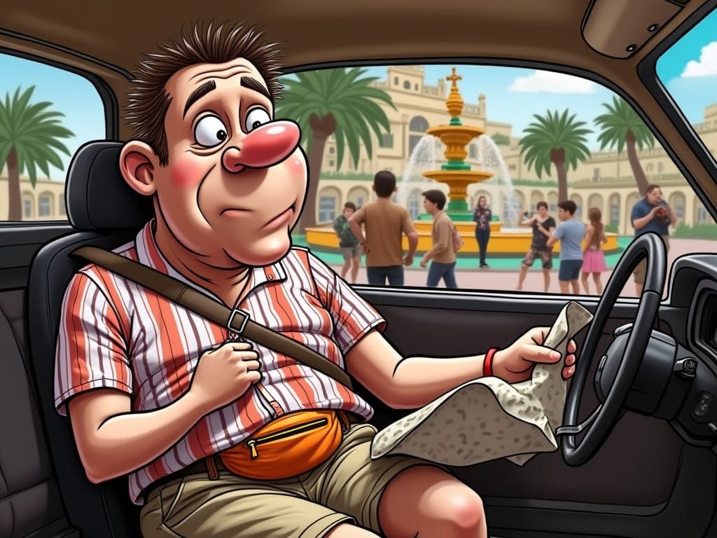 Lost in Spanish Splendor: A Bumbling Tourist's Plight