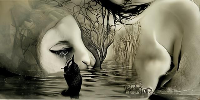 Elegant Artwork in the Style of Jane Mere