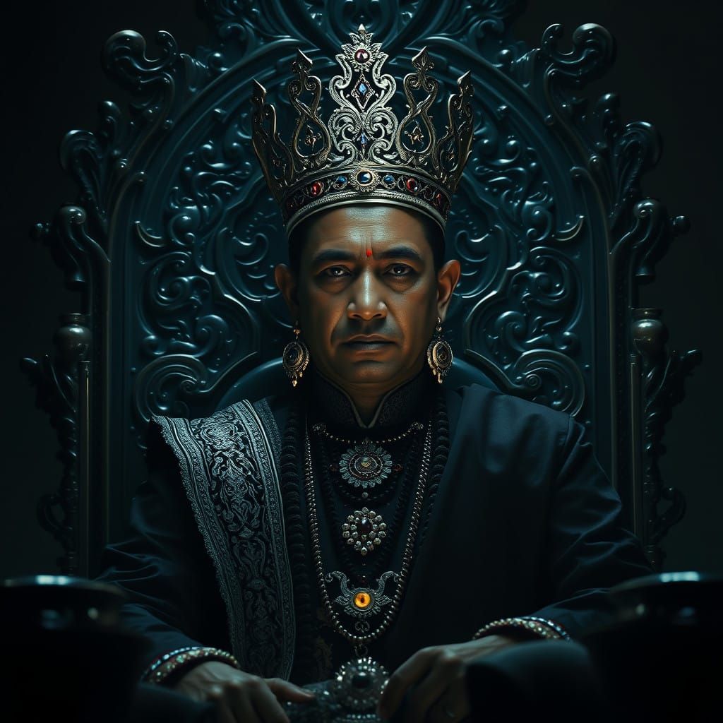 Crowned in black