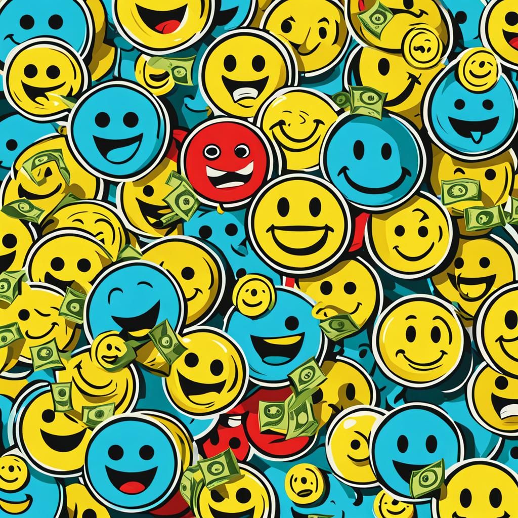 Pop Art Poster Exposing Capitalism's Greed