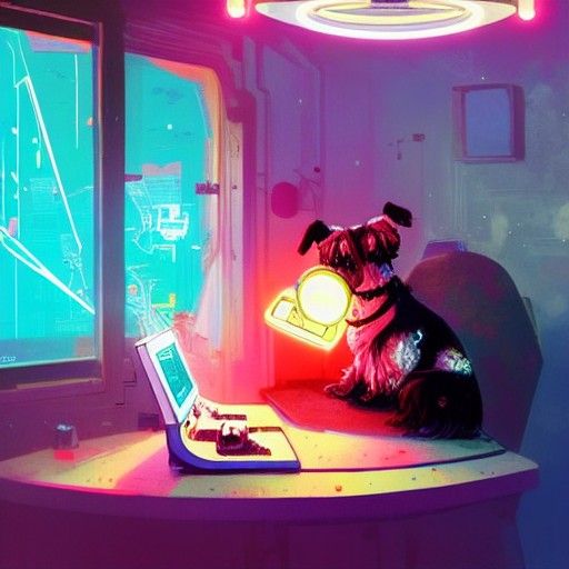 Schnauzer Plays Nintendo: Cel-Shaded Photography
