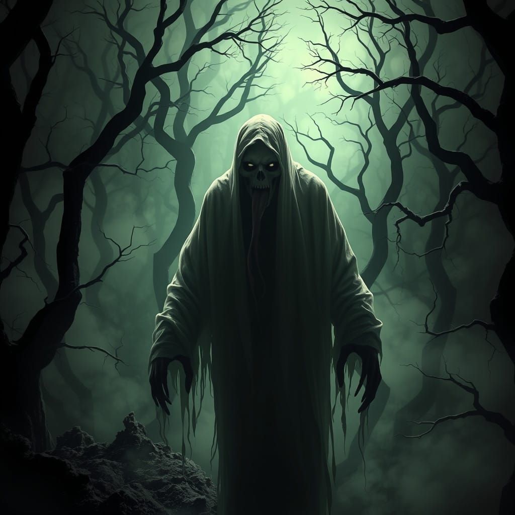 Ethereal Horror Emerges in Dark Twisted Forest