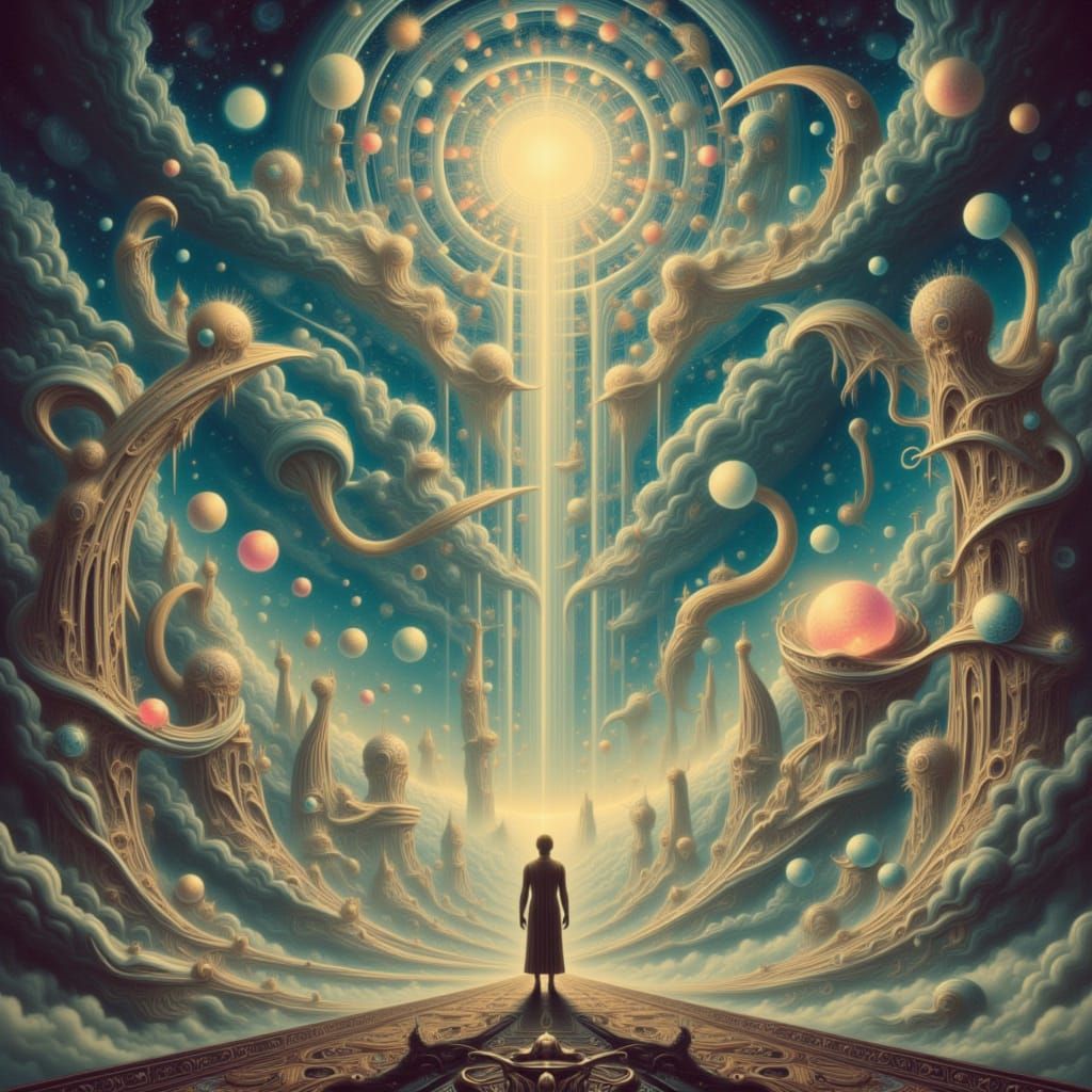 Ethereal Dreamscapes in Surrealist Style