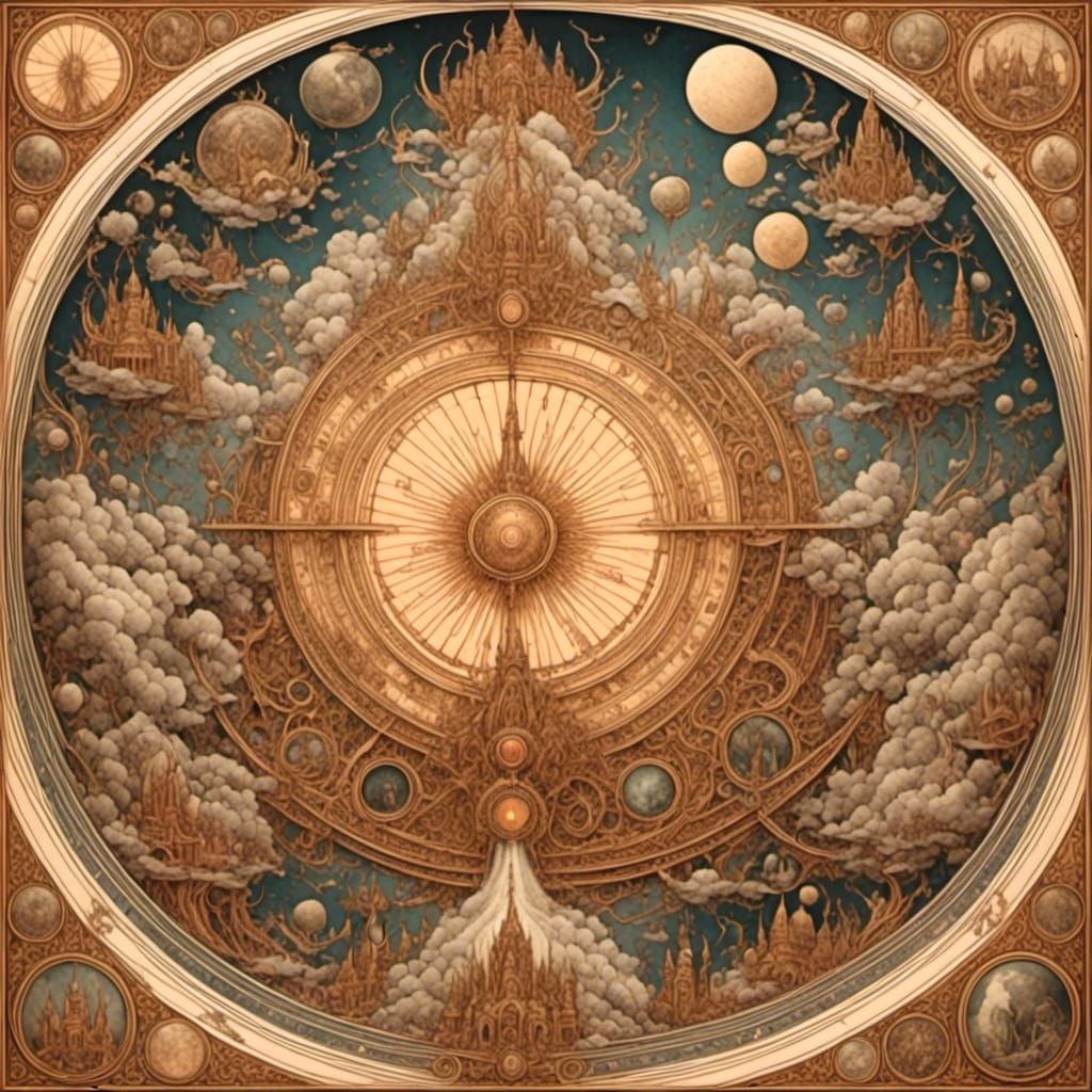 Indian Mythology Blueprint Design