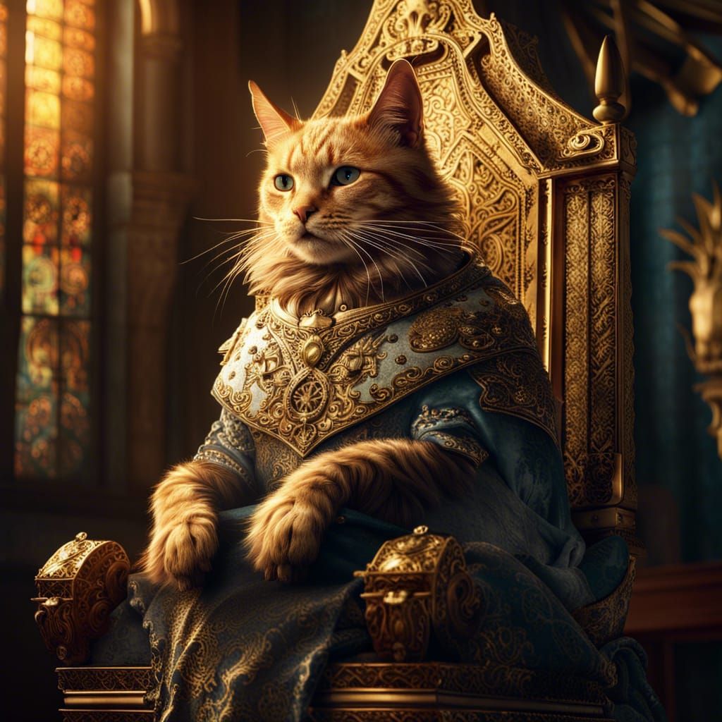 medieval cat king