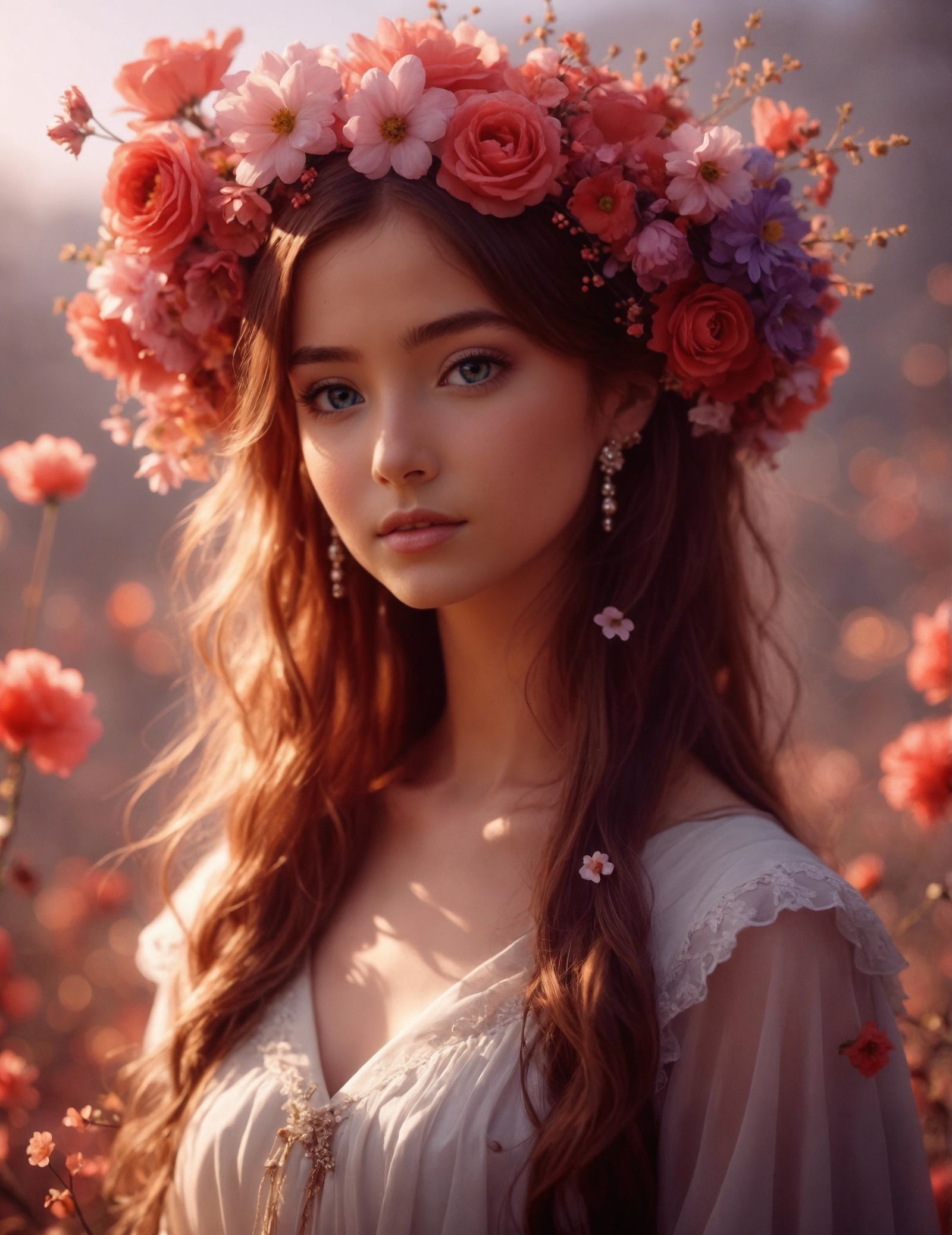 Studio Ghibli Style Flowers