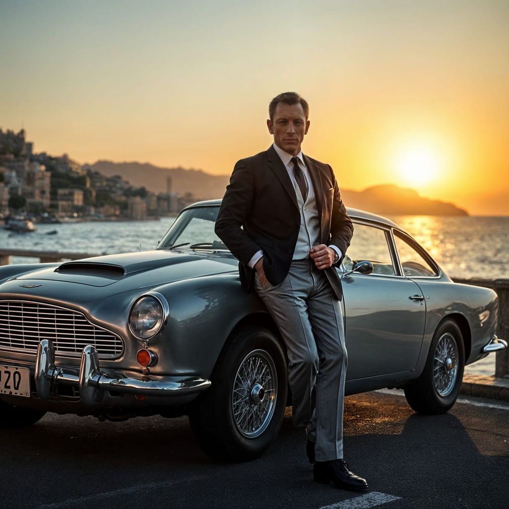 007's Iconic Aston Martin DB5 in Monaco