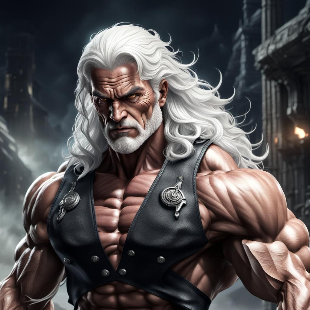 Tender Muscle Man in Renaissance Style