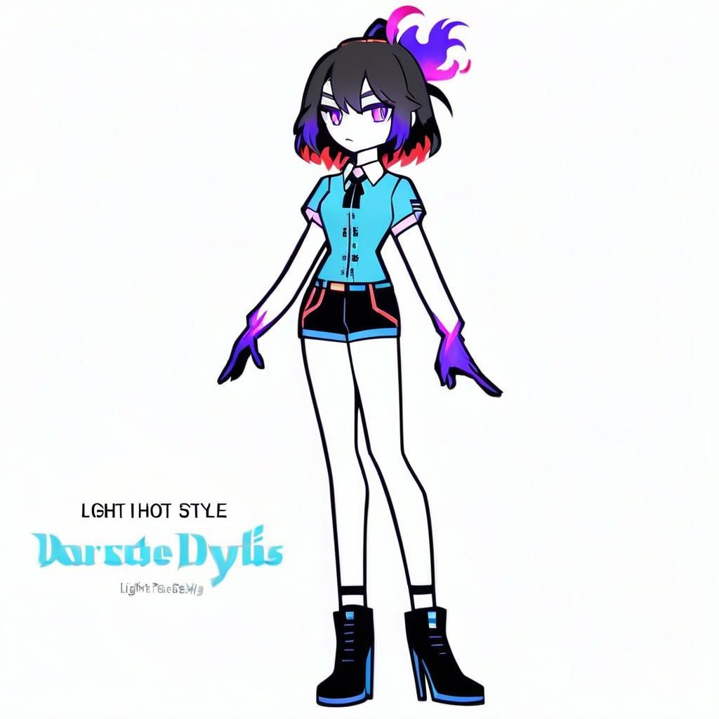 Attractive Character in Light Style