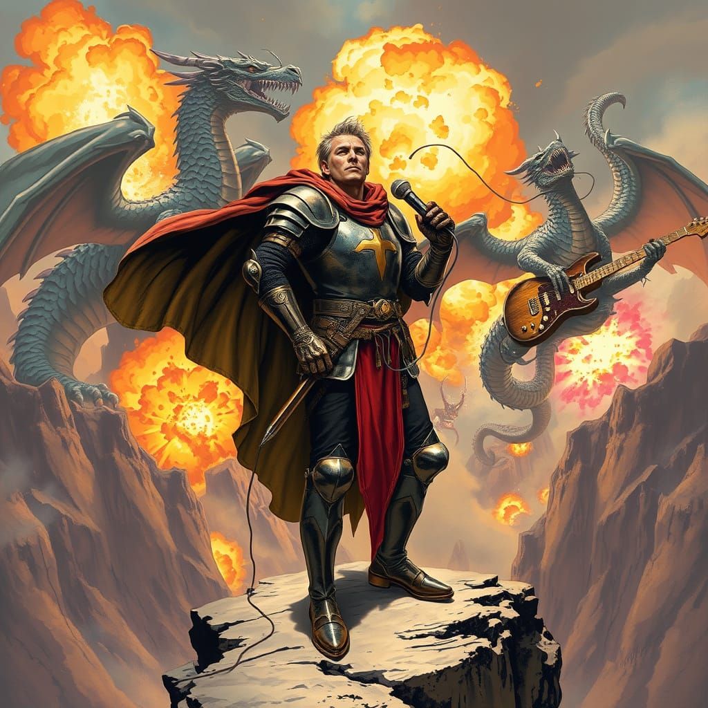 Knight's Power Ballad with Dragon Band