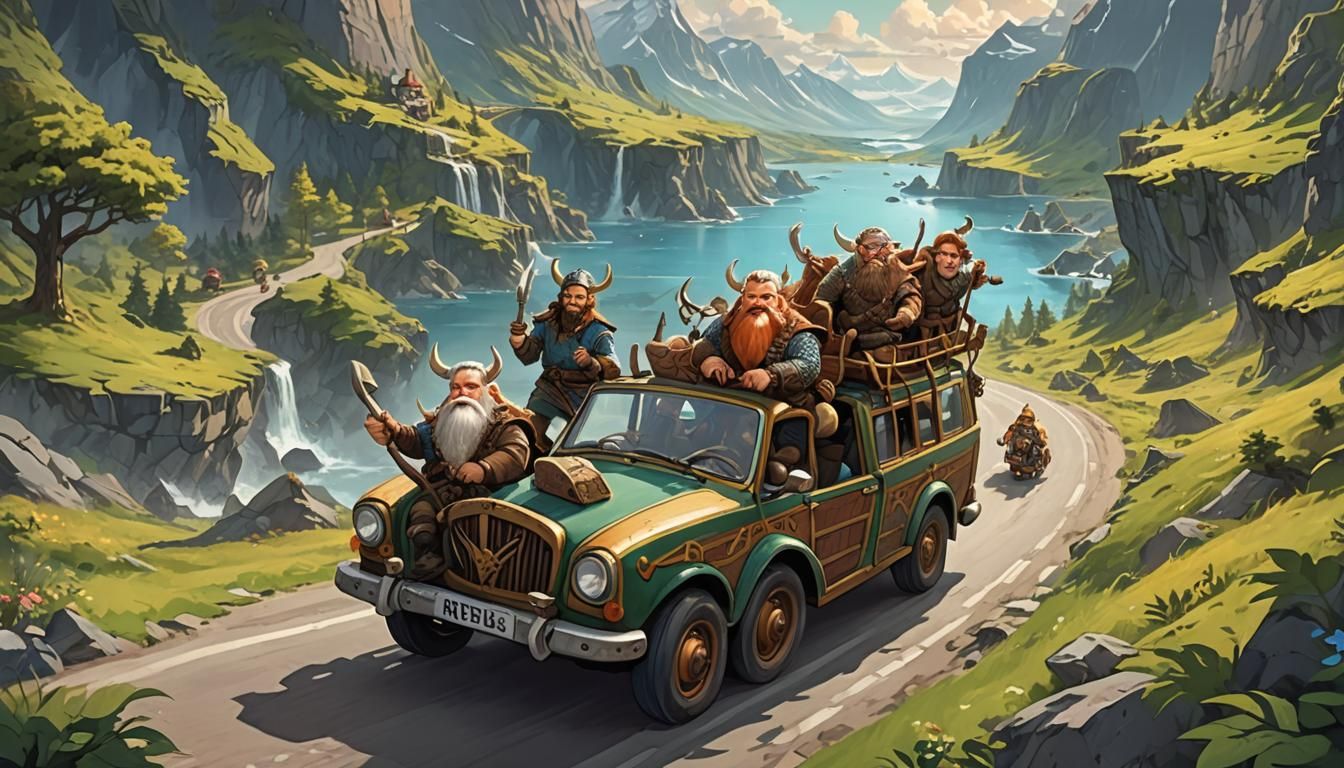 Nordthra Road Trip: Adventurers in Magical Lands