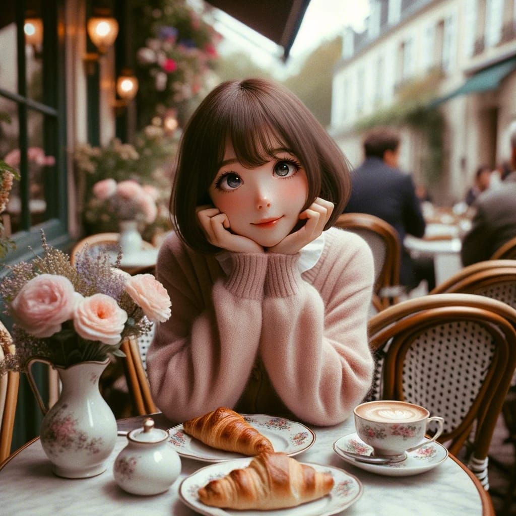 AI Generated Cafe Image