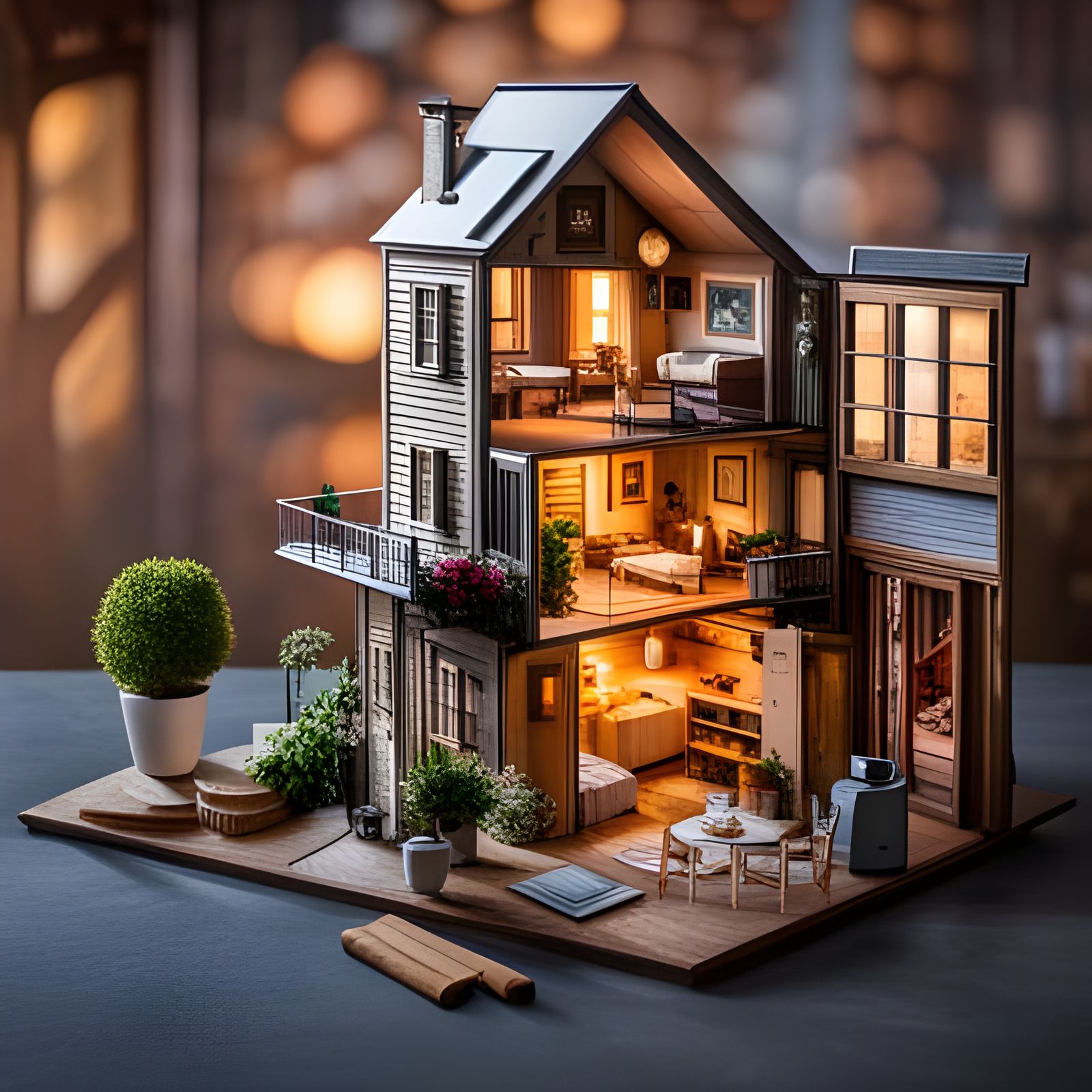Enchanting Dollhouse: A Miniature Masterpiece