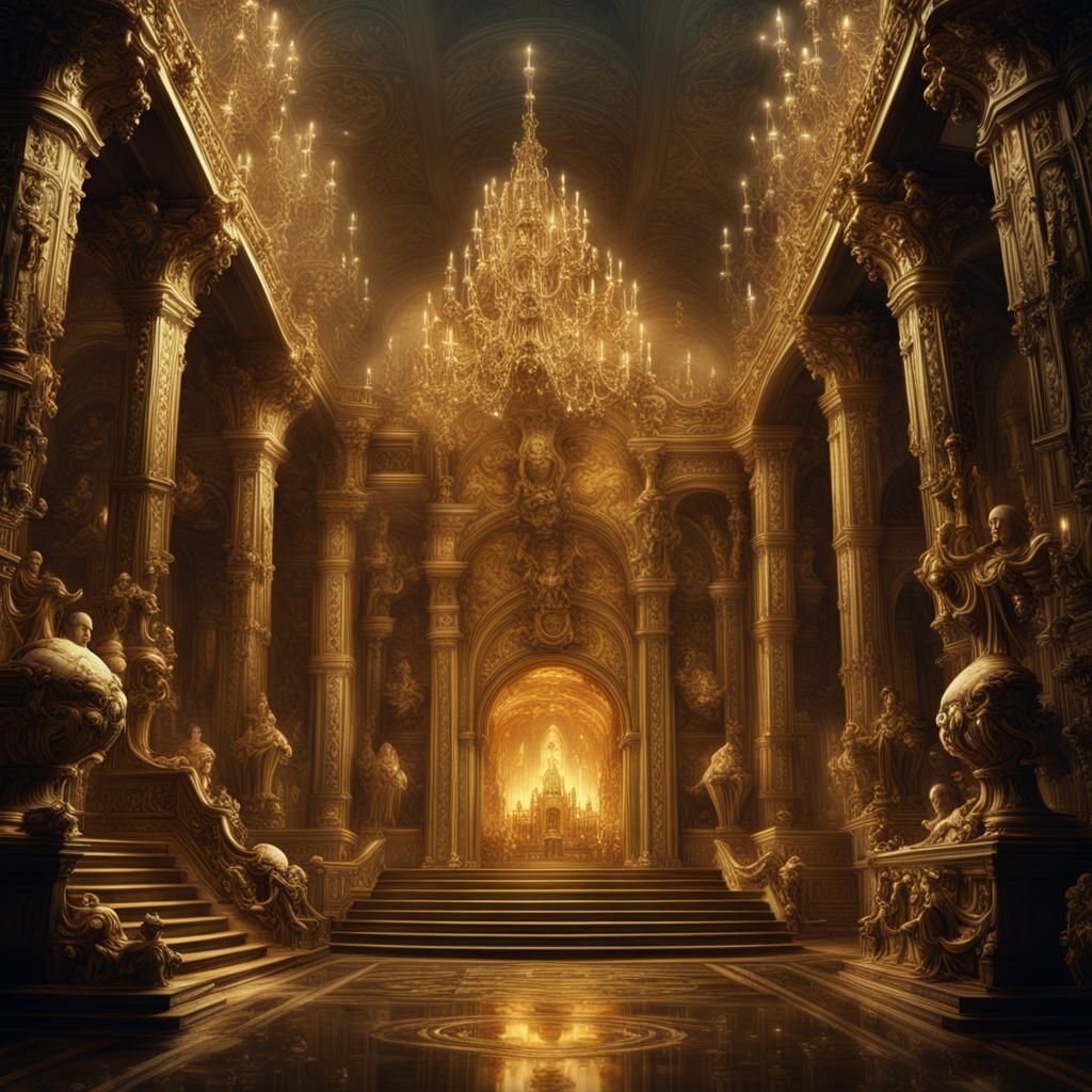 Midas's Tomb: Epic Cinematic Digital Painting