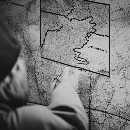 SS Soldier Planning Invasion of Poland, Professional Photogr...