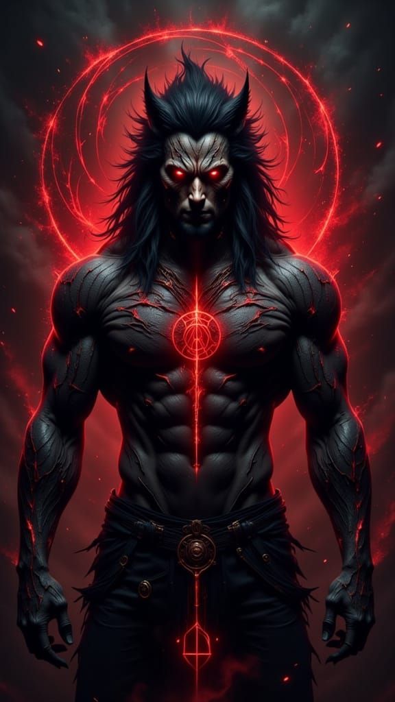 Fierce Beastman Hybrid Hebrew Logo Design