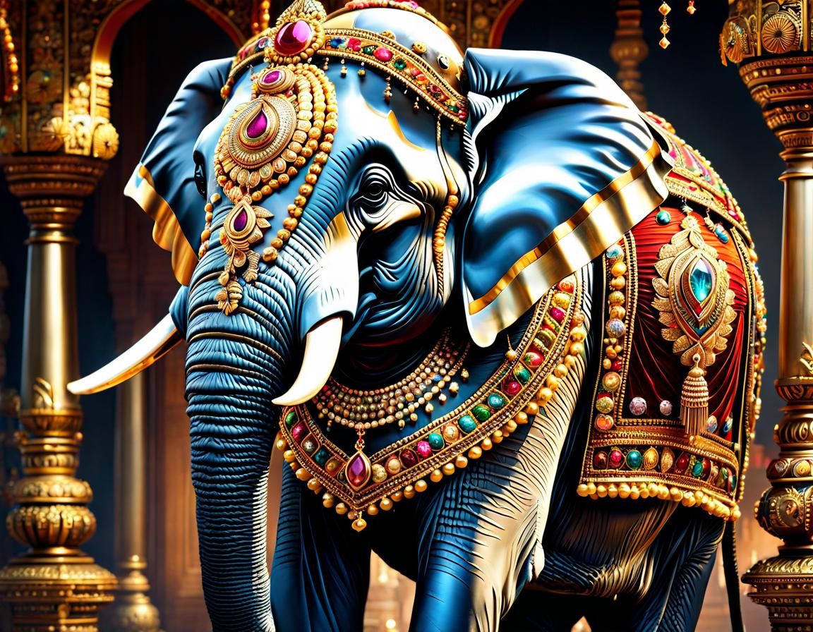 February or March, parts of India celebrates Elephant Festival