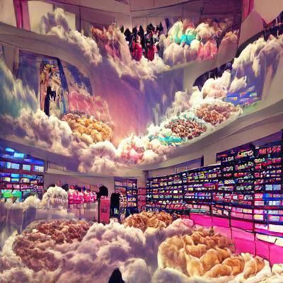 Heavenly Vista Generated by AI