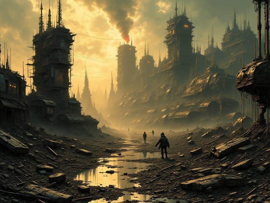 Desolate Post-Apocalyptic Landscape of the Inner Sphere
