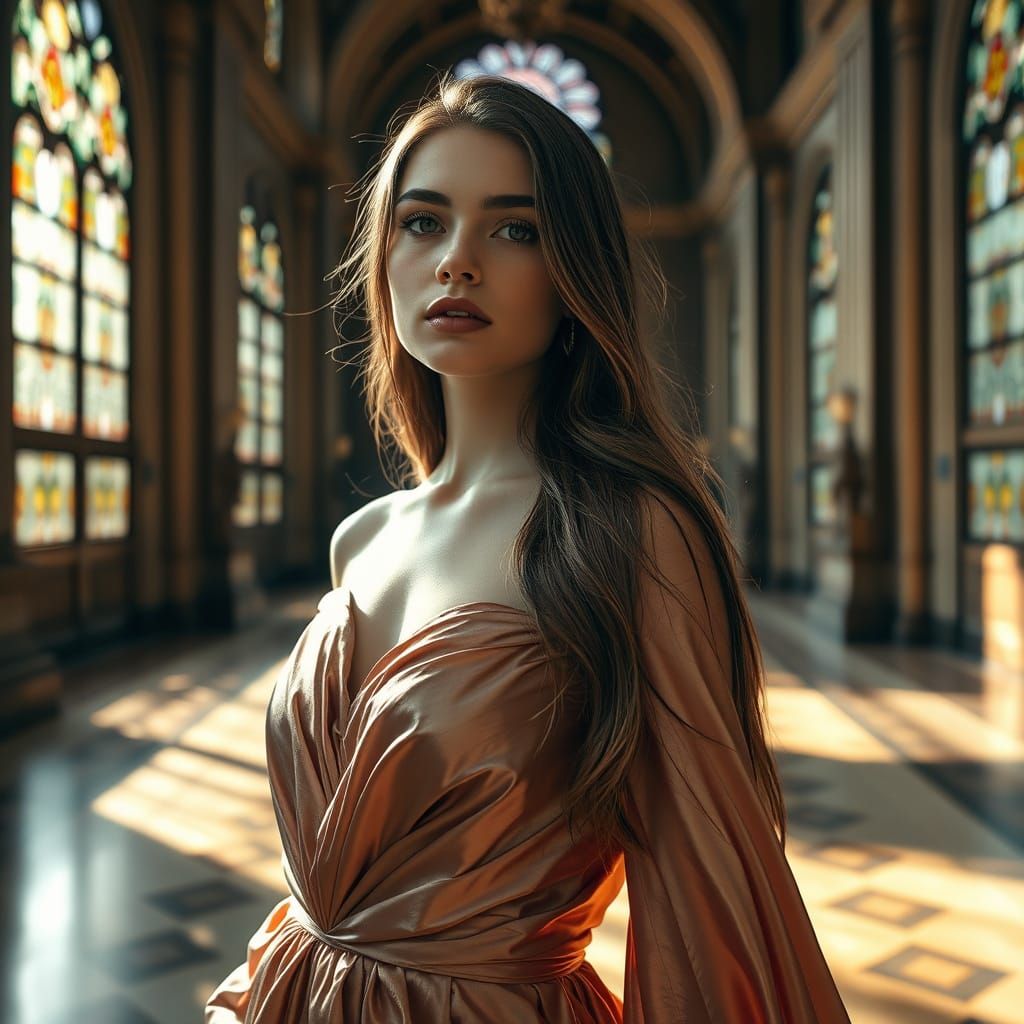 realistic portrait of ...