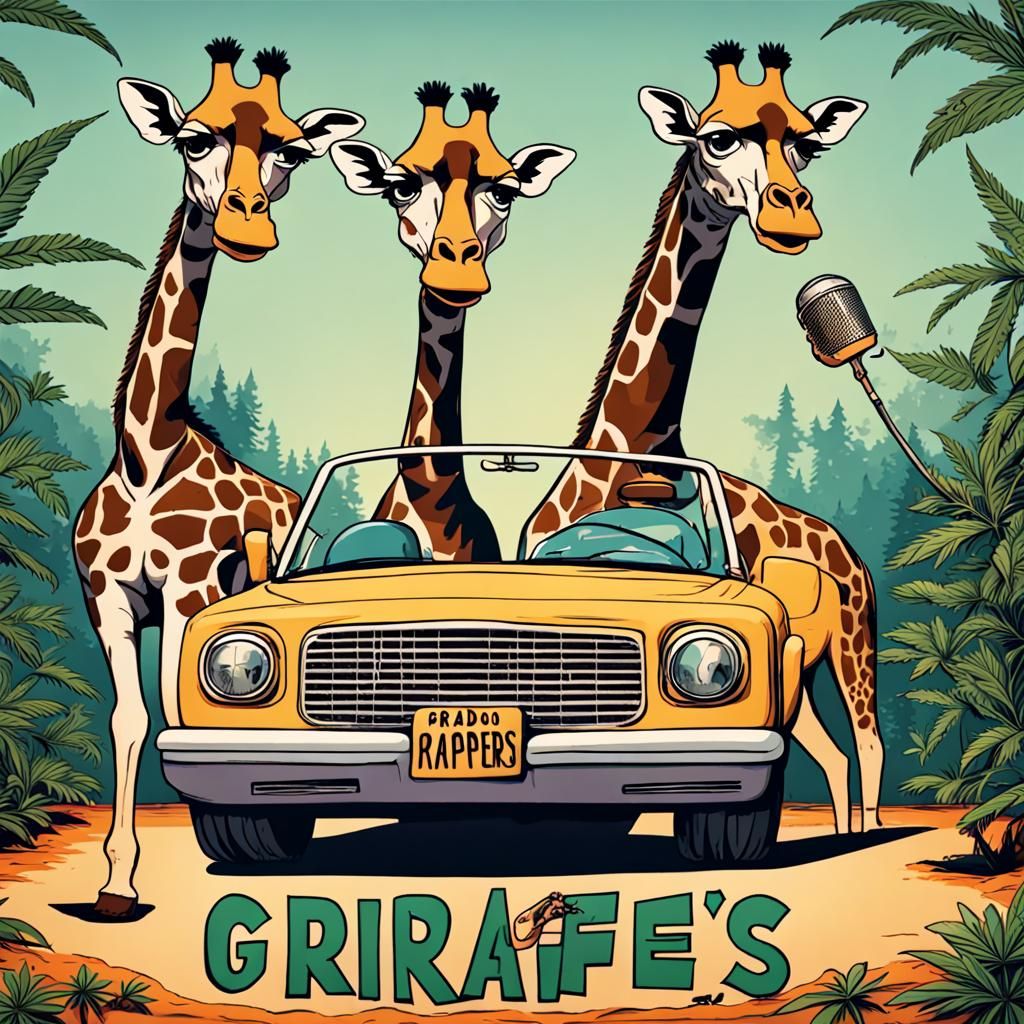 Giraffe Radio Show with Lion Rappers and Giant Ants