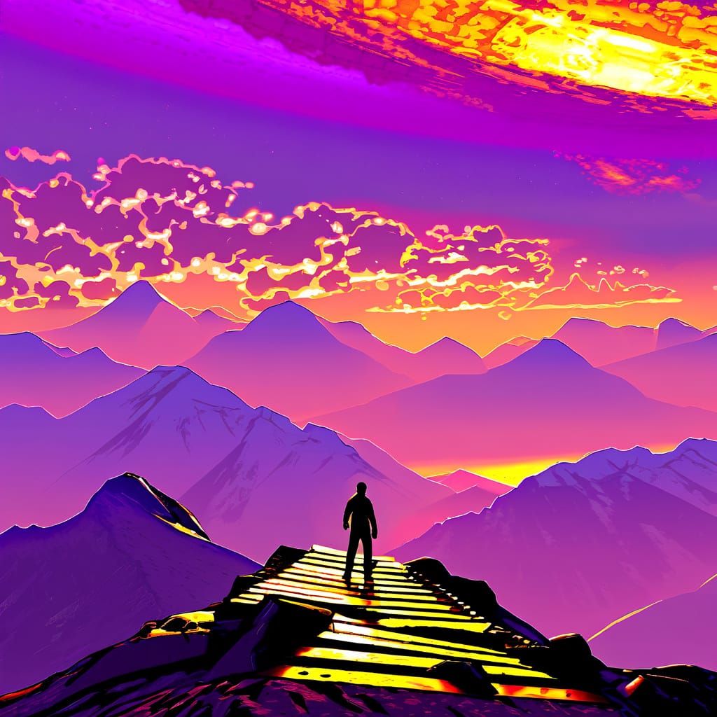 Dark Fantasy Caesar Resting Amidst Glorious Architecture