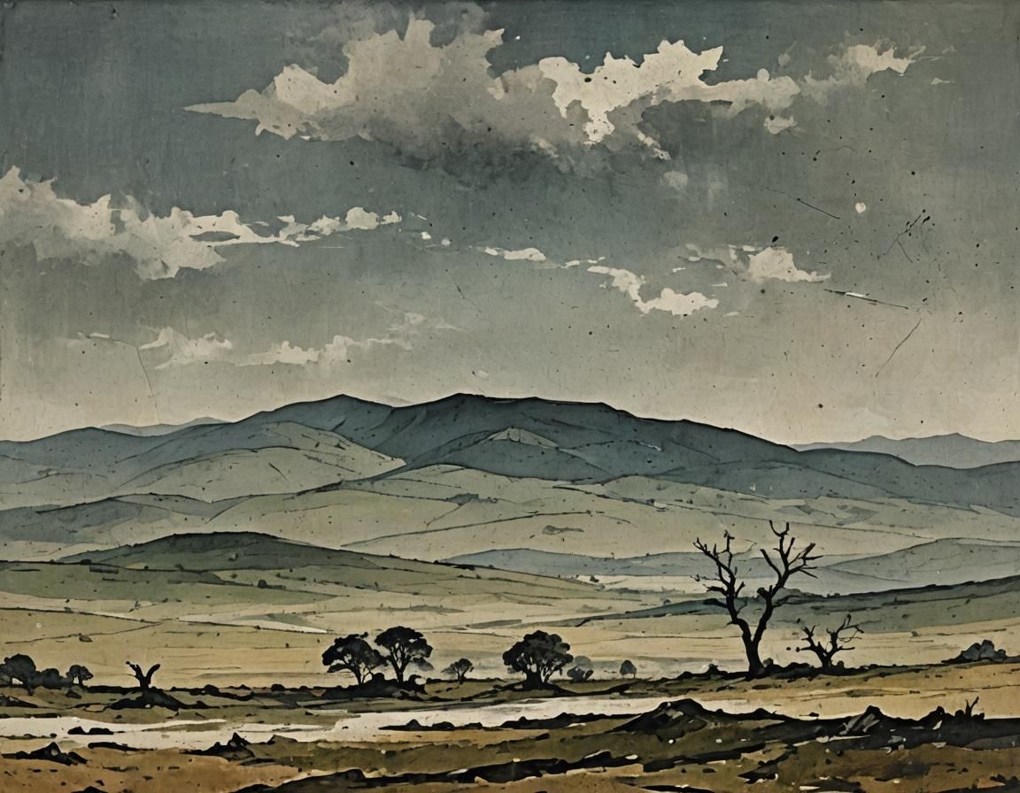 Evocative Desolate and Painful Landscape