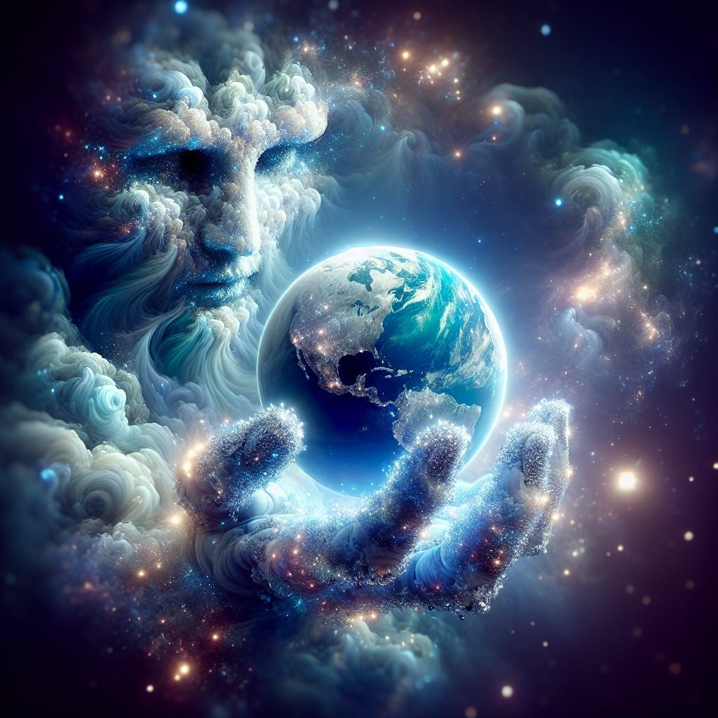 Creation of Earth: 3D Celestial Wonder