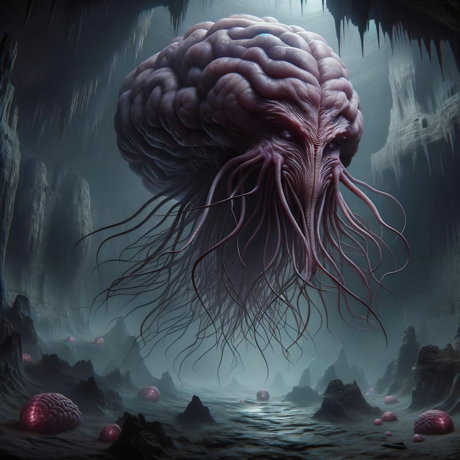 Grell: Aberrant Brain in Subterranean Cavern