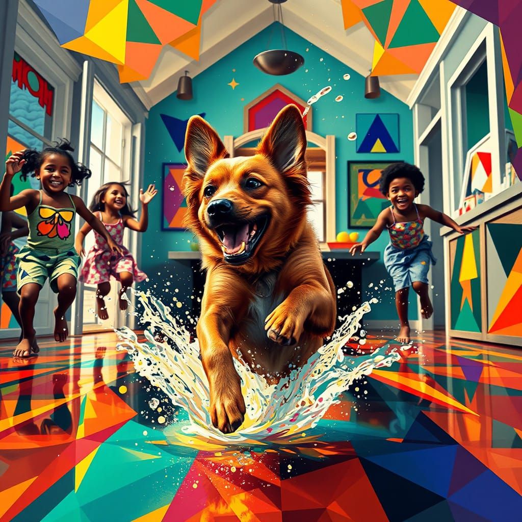 Joyful Chaos in a Vibrant Art Deco House