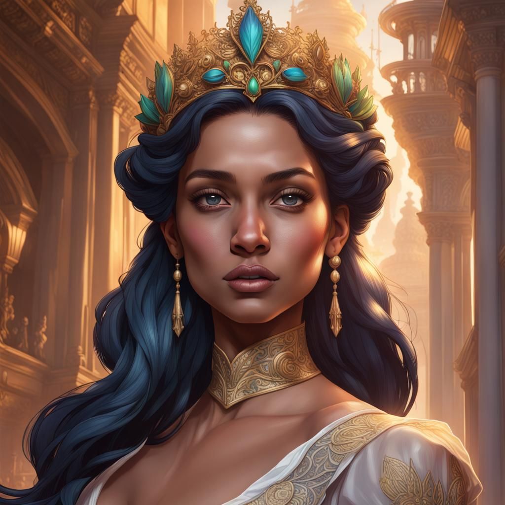 Brazil as a Princess: Artgerm Style Portrait