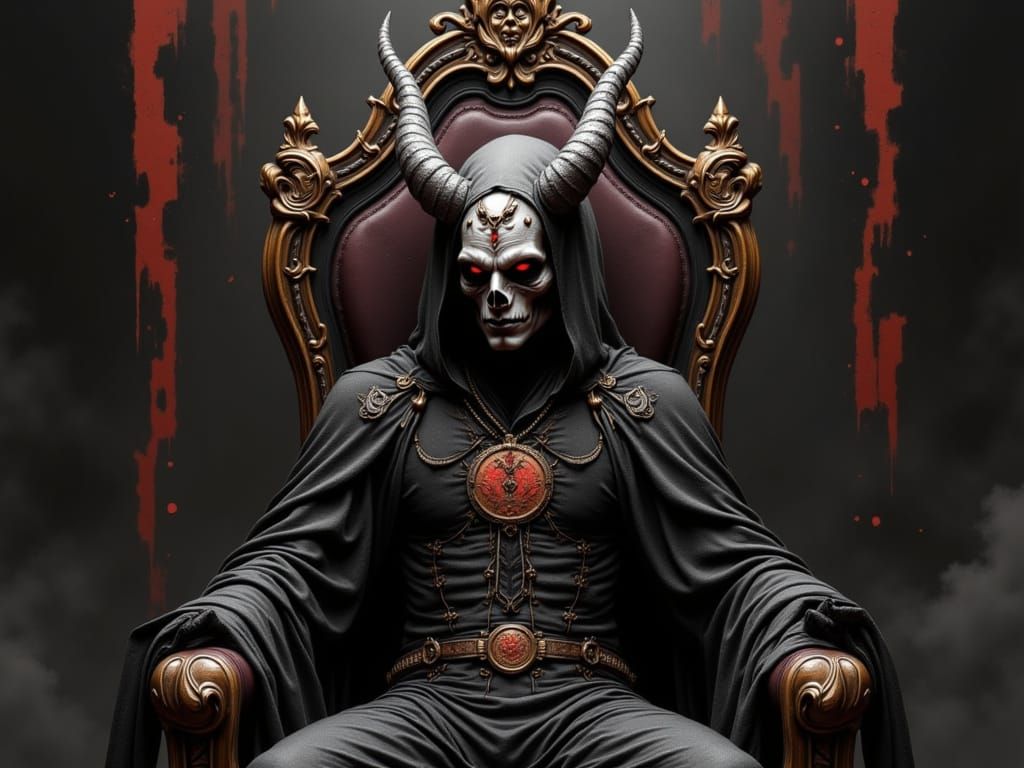 Alien Vampire Cult Leader in Ornate Labyrinth