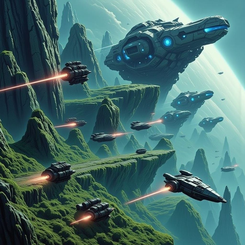 Epic Sci-Fi Battle to Defend Planet Gallery