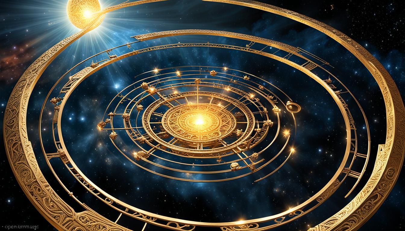 Surreal Spiritual Landscape of Harmonious Wholeness Unfolds