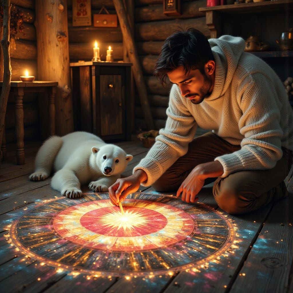 Everyday at noon, for fourteen days, Byron added to a magica...