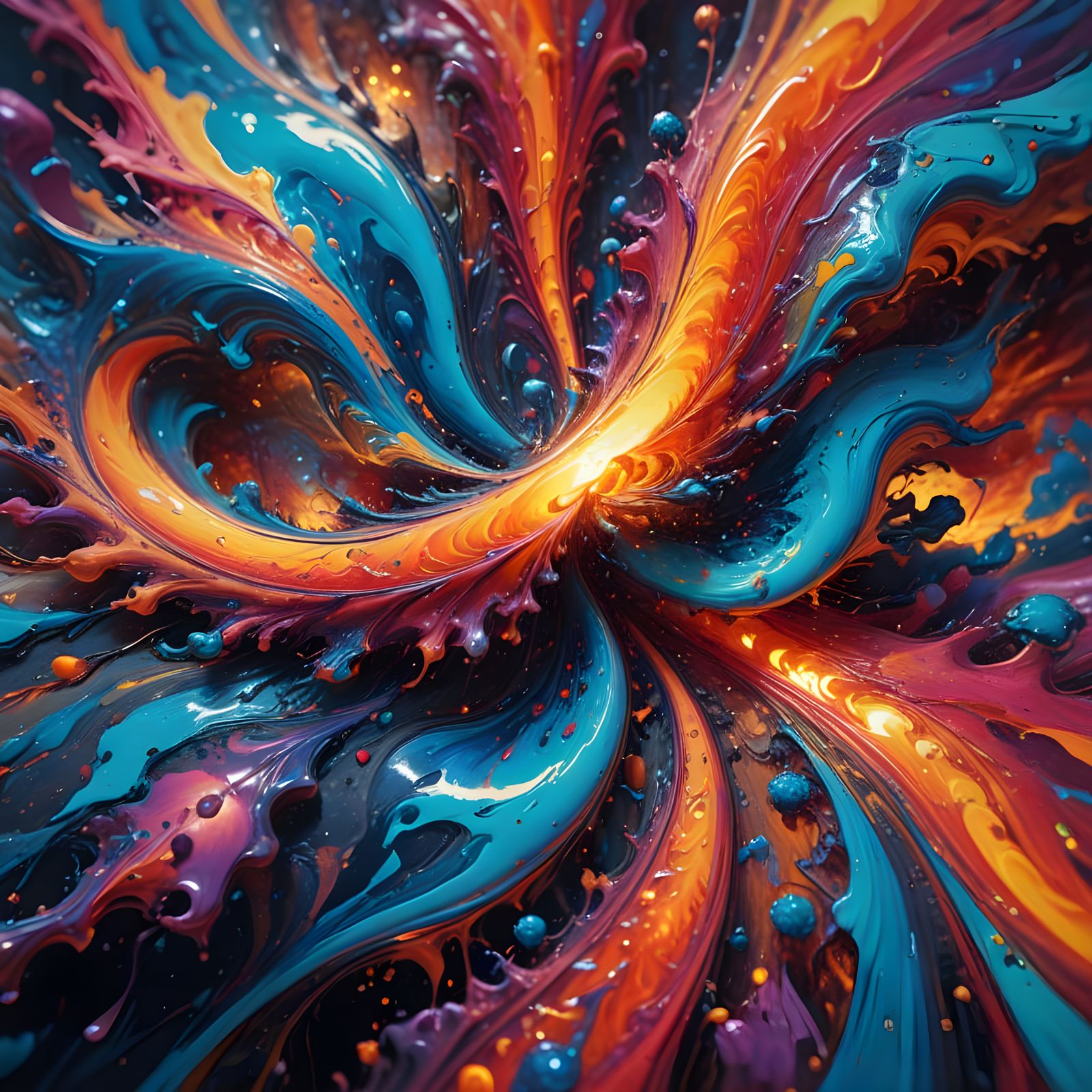 Ethereal Dreamscapes in Vibrant Oil Painting