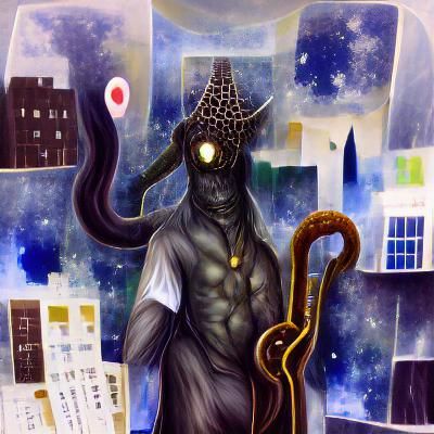 Abstract Depiction of Nyarlathotep